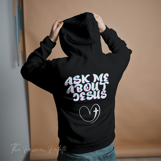 'Ask Me About Jesus' - Unisex Classic Hoodie