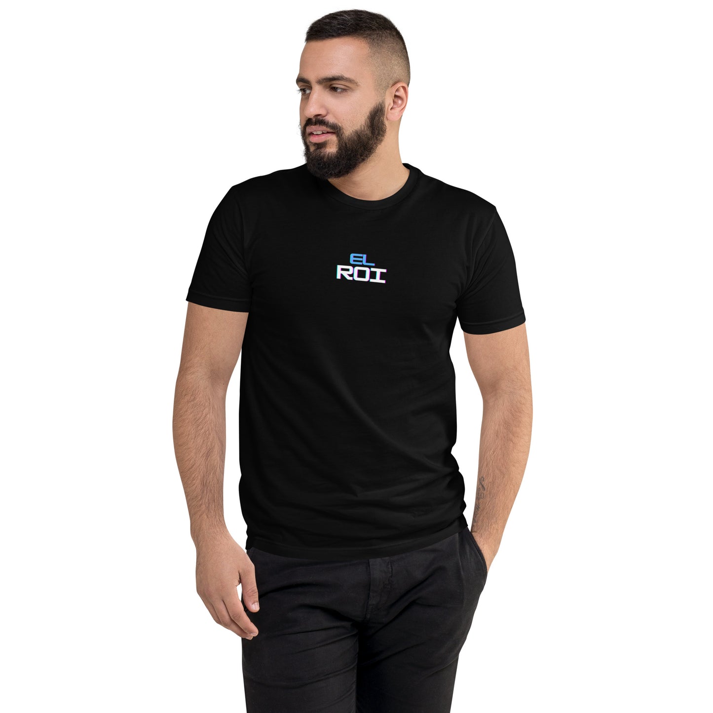 'El Roi – The God Who Sees Me' – Men’s Premium Fitted T-Shirt
