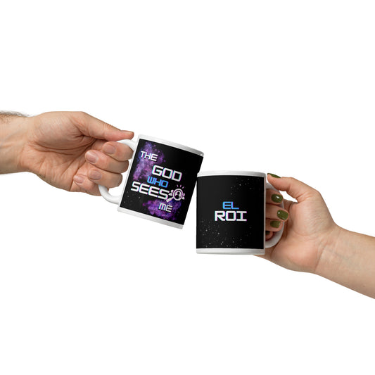 'El Roi – The God Who Sees Me' glossy mug